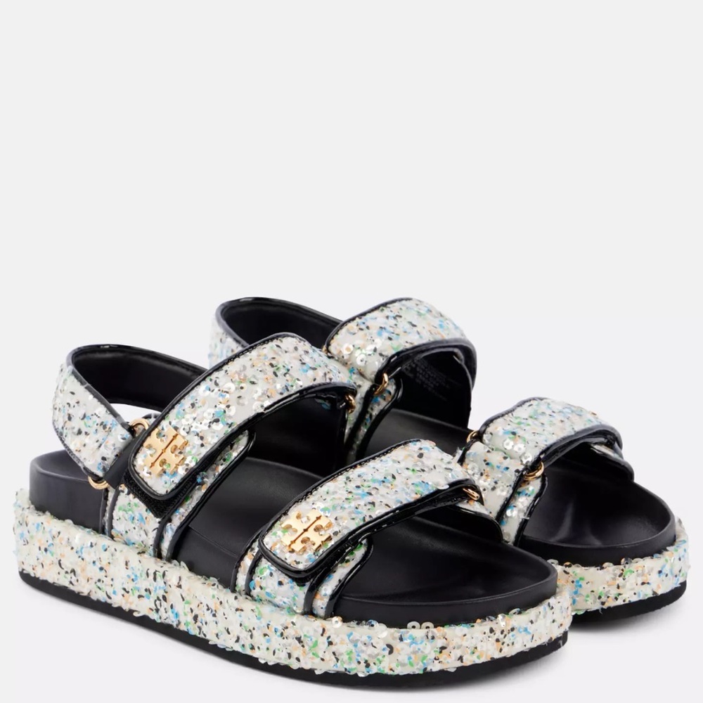 Tory Burch Kira Sport Sandal Multi Sequins